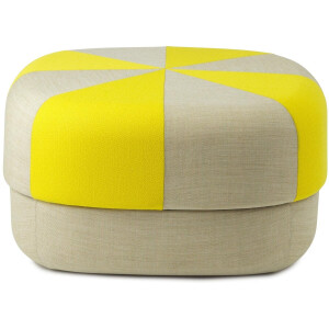 Normann Copenhagen Circus Duo Poef Large Geel