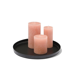 HEMA HEMA Kaarsonderzetter - Ø 25 Cm - Zwart (zwart)