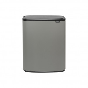 Brabantia Bo Touch Bin 2 x 30 Liter Mineral Concrete Grey