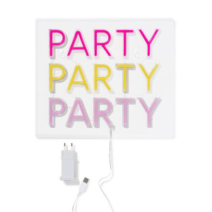 HEMA HEMA Led Lamp Party 27.5x35.5cm (multicolor)