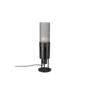 Dutchbone Momo bureaulamp/ tafellamp Charcoal Zwart