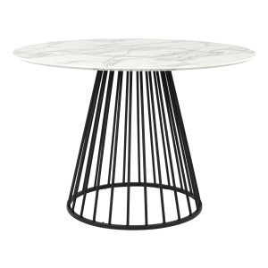 ZILT Ronde Eettafel 'Jalil' Marmerlook, 104cm