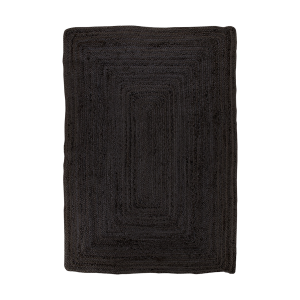 Milou jute vloerkleed donkergrijs - 180 x 120 cm