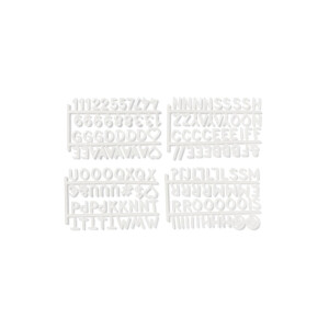 HEMA HEMA Letters Voor Letterbord Krat Wit (wit)