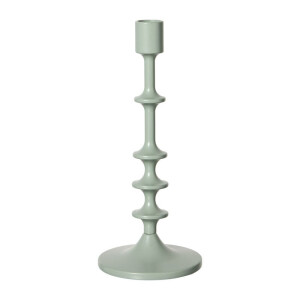 Kandelaar middel - mintgroen - ø10x23.5 cm