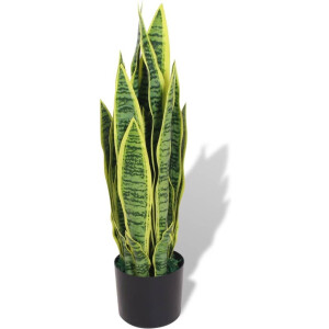 vidaXL Kunst Sanseveria Plant 65cm Groen Kunstplant - Sanseveria - Kamerplant - Binnenplant - Plastic Plant