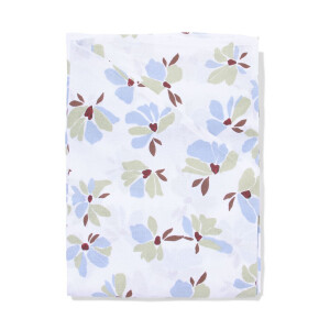 HEMA HEMA Tafelkleed ⌀180cm Katoen Bloemen Groen-blauw (multicolor)