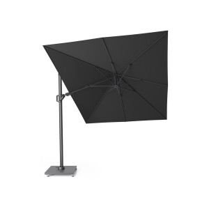 Platinum Zweefparasol Challenger Premium T2 Faded Black 350 x 260 cm