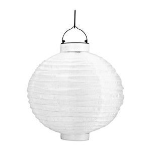 Solar tuinlampion - wit - 25 cm