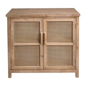 Webbing kast Bandung - naturel - 72x80.5x39 cm