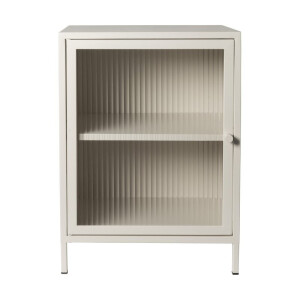 Nachtkastje Luca met deurtje - beige - 55.5x40x32 cm