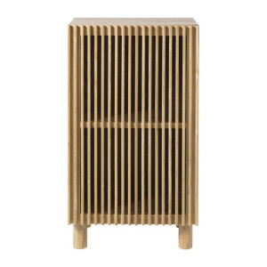 Kast Japandi met deur - bruin - 80x45x33 cm