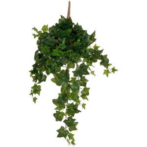 Mica Decorations Hedera klimop kunstplant - groen - hangplant - L25 x B25 x H80 cm - Kunstplanten/nepplanten