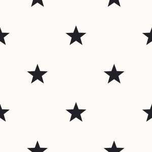 Noordwand Behang Friends & Coffee Little Stars zwart en wit