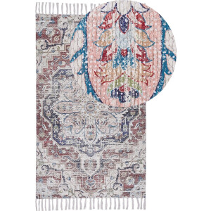 BELIANI KELKIT - Laagpolig vloerkleed - Multicolor - 80 x 150 cm - Polyester