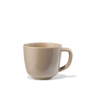 HEMA HEMA Espressomok 90ml PUUR Reactief Glazuur Beige (beige)