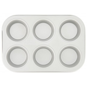 HEMA Muffin Bakvorm - 6 Stuks (grijs)