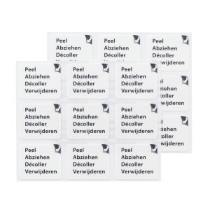 HEMA HEMA Poster Tabs - 21x25mm - 18 Stuks (wit)