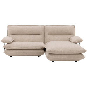 Goossens Bank Alegro beige, stof, 1,5-zits,