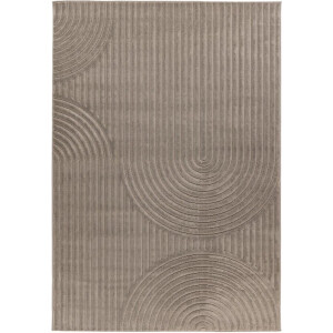 Flycarpets Justina Modern Japandi Stijl Voor Binnen & Buiten Vloerkleed - Grijs - 160x230 cm