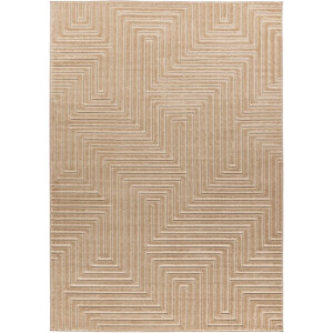 Flycarpets Justina Modern Japandi Stijl Voor Binnen & Buiten Vloerkleed - Beige - 200x290 cm