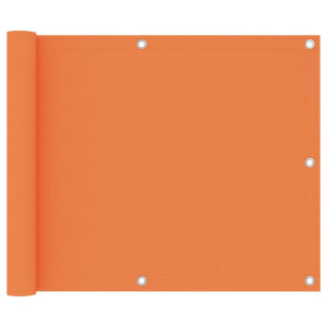 vidaXL Balkonscherm 75x300 cm oxford stof oranje