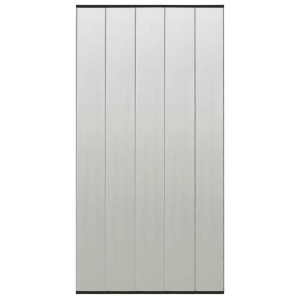 vidaXL Vliegengordijn 100x220 cm polyester mesh zwart