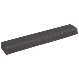 vidaXL Wandschap 60x10x6 cm behandeld massief eikenhout donkerbruin