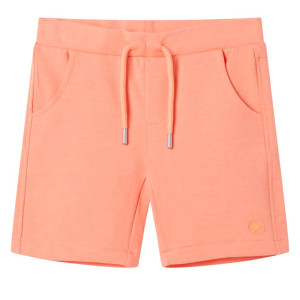 vidaXL Kindershorts met trekkoord 92 neonoranje