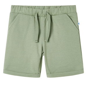 vidaXL Kindershorts met trekkoord 92 lichtkaki