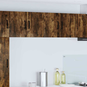 vidaXL Keukenkast aan de muur met plank Gerookt eiken 60 x 31 x 40 cm