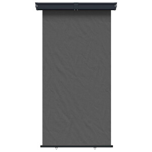 vidaXL Zijscherm Balkon 100% polyester ijzer staal