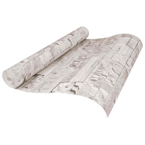 vidaXL 3D Steen Behang Crèmekleurig 10 x 0,53 m Non-Woven Stof