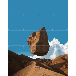 IXXI Floating Land, Fran Rodriguez - 80 x 100 cm - Grote wanddecoratie en posters - Digitale Kunst, Fotografie, Minimalisme, Surrealisme, Mancave