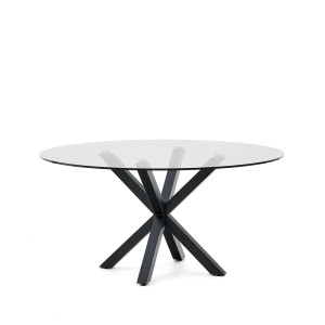 Kave Home Ronde Eettafel 'Argo' Glas, 150cm