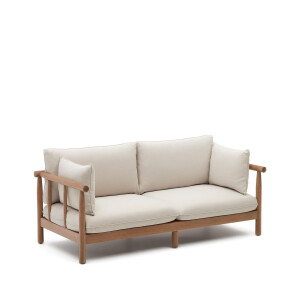 Kave Home 2-zits Loungebank 'Sacova' Eucalyptushout