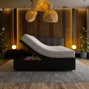 Boxspring Met Opbergruimte Hotel Royal - Zwart - Dekbed-Discounter.nl