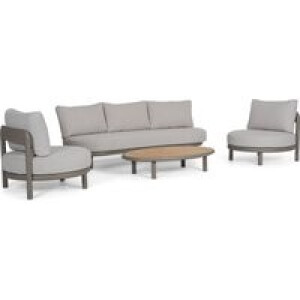 Santika Wave stoel-bank loungeset 4-delig