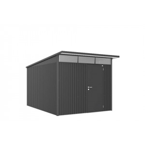 Biohort | Berging AvantGarde Gr. A8 | Enkele Deur | Donkergrijs-Metallic