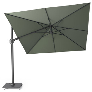 Platinum Zweefparasol Challenger T2 Olive 300 x 300 cm