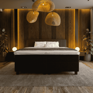 Boxspring Hotel Suite - Beam - Zwart - Dekbed-Discounter.nl