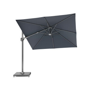Platinum Zweefparasol Voyager T2 Antraciet 270 x 270 cm