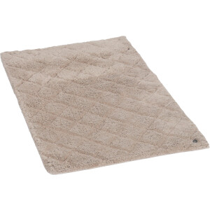 TOM TAILOR HOME Badmat Cotton Diamond Unikleurig, pastelkleuren, ruiten, puur katoen, zacht & behaaglijk (1 stuk)