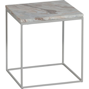 WOOOD Salontafel Mellow met marmeren tafelblad, h 45 cm x b 40 cm