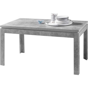 Stolkom Eettafel Stone 140-180 cm uitschuifbaar, tafel in beton decor