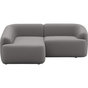 INOSIGN Hoekbank Nergal, compacte afmetingen, Breedte 216cm, organisch design, L-vorm Modern ontwerp, eenvoudige uitstraling, stijlvolle blikvanger in de woonkamer