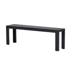 Dylan tuinbank zwart - 132 x 30 cm