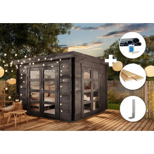 ECO-set - Tuinhuisje Paloma Beach - grijs