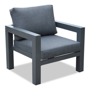 Toronto loungestoel tuin | aluminium | antraciet