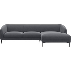 FLEXLUX Hoekbank Belle Designsofa, L-Form, B/T 288/149 cm Scandinavisch design, in een sublieme verwerking